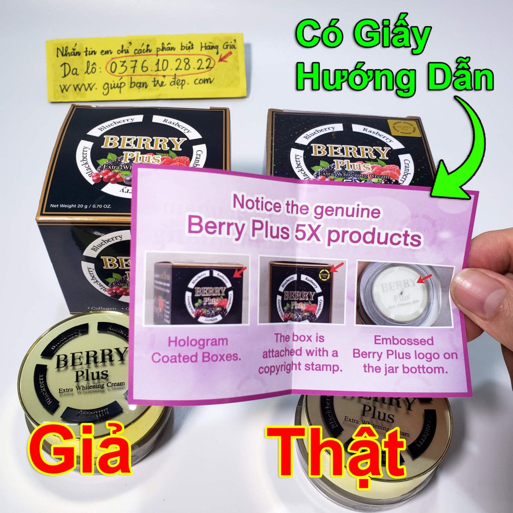 Kem Berry Plus giá bao nhiêu? Mẹo để mua đúng hàng thật 7-kem berry plus giá bao nhiêu
