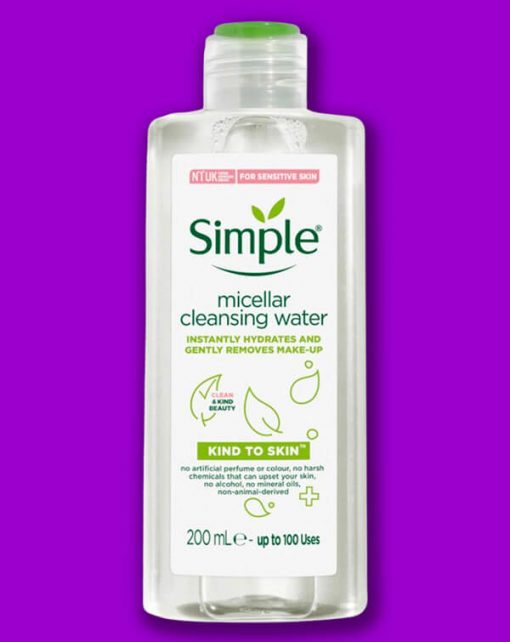 Nước Tẩy Trang Simple Micellar Cleansing Water 200ml Có Cồn Không Có Mùi Gì