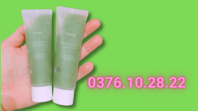 Cách sử dụng tẩy tế bào chết Huxley siêu hiệu quả tẩy tế bào chết huxley review