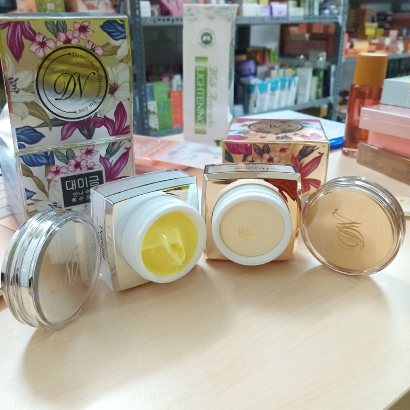 Cách phân biệt kem Demejine thật giả Hinh 2 Kem Demejine that gia phan biet ve mat cam quan