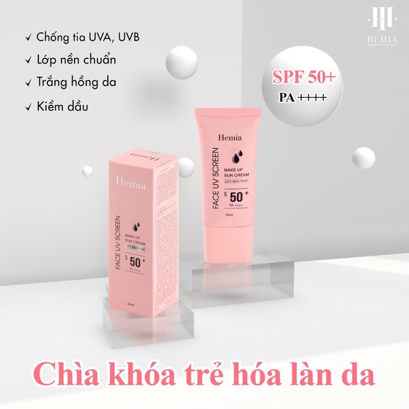 Hemia là kem chống nắng vật lý